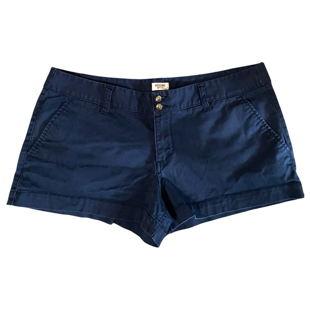 Mossimo Supply Co. Navy Bermuda Shorts Juniors Size 13
